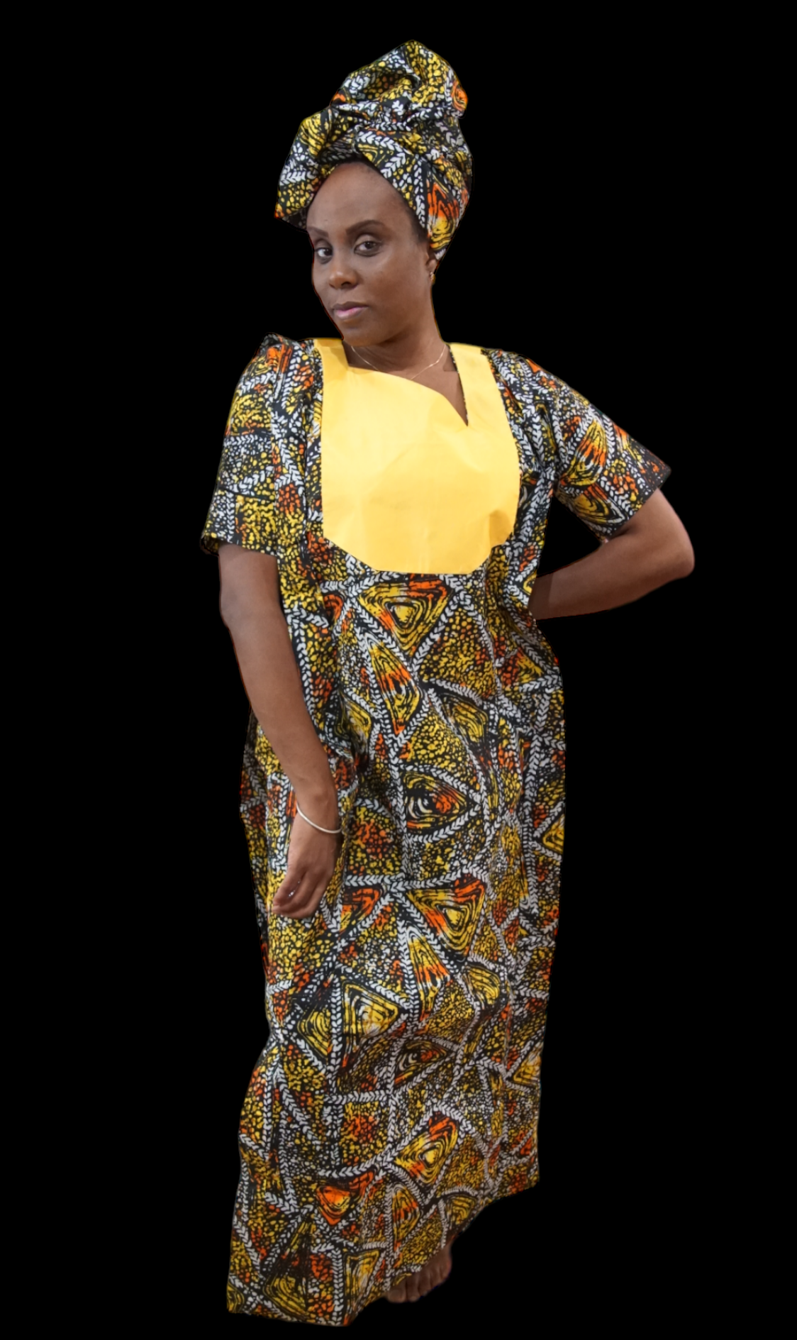 Yellow Kampala Dress